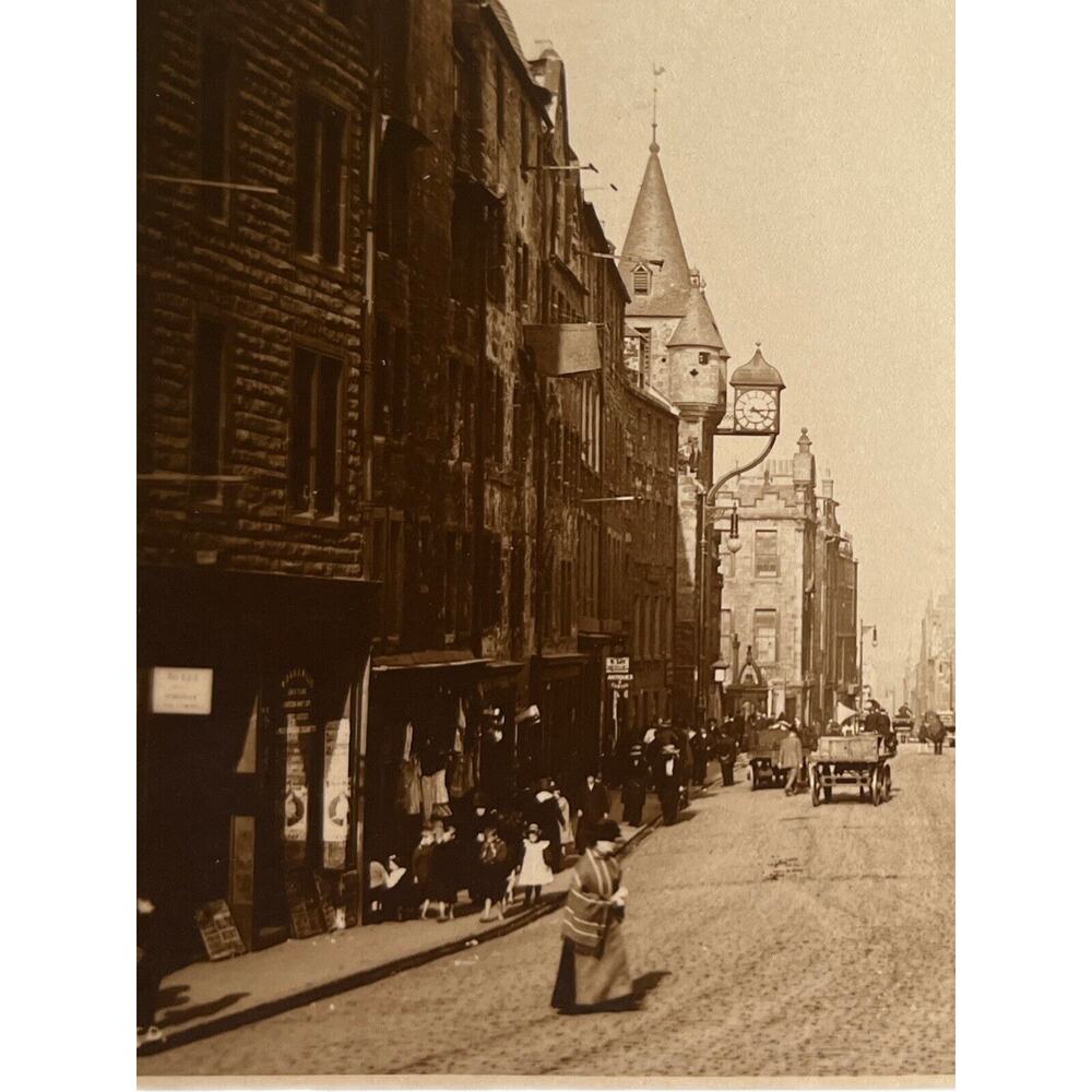 Atq RPPC Postcard Ephemera Early 1900s Picture Judges LTD Edinburgh Canongate